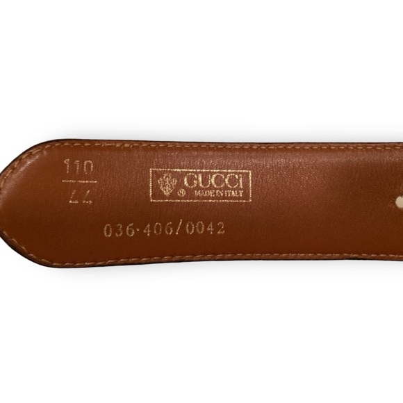 Vintage Gucci belt two color gold/silver - Picture 3 of 6